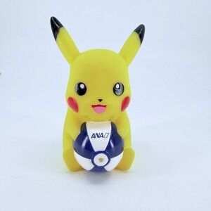 Vintage 1999 ANA Airlines Pikachu Pokemon Figure Japan Promo Rare